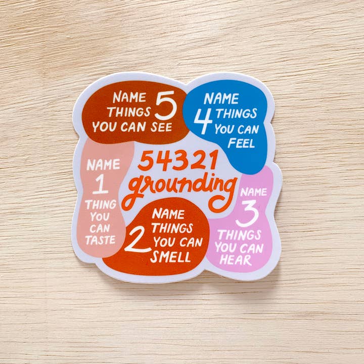 Odd Daughter Paper Co. - Wholesale Sticker - 54321 Grounding - See SKU S074