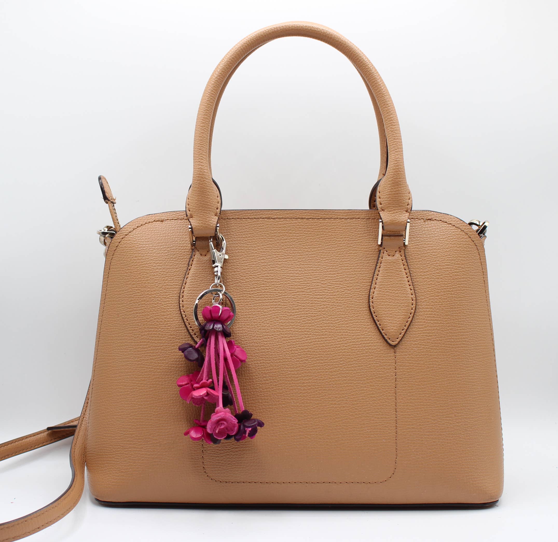 Sunflower Handmade leather inc – Engroshandel Nøglering - Dame – læder blomst nøglering og pung charme7