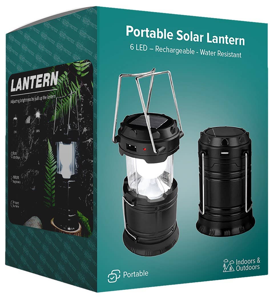 Tech Trendz - Wholesale Lantern - Portable Solar Lantern1