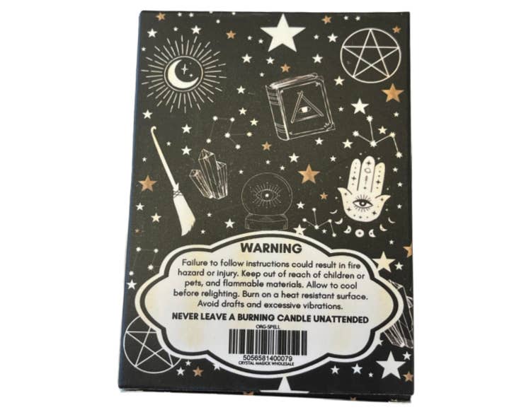 Crystal Magick Wholesale Ltd - Wholesale Votive Candle - Orange Spell Candle2