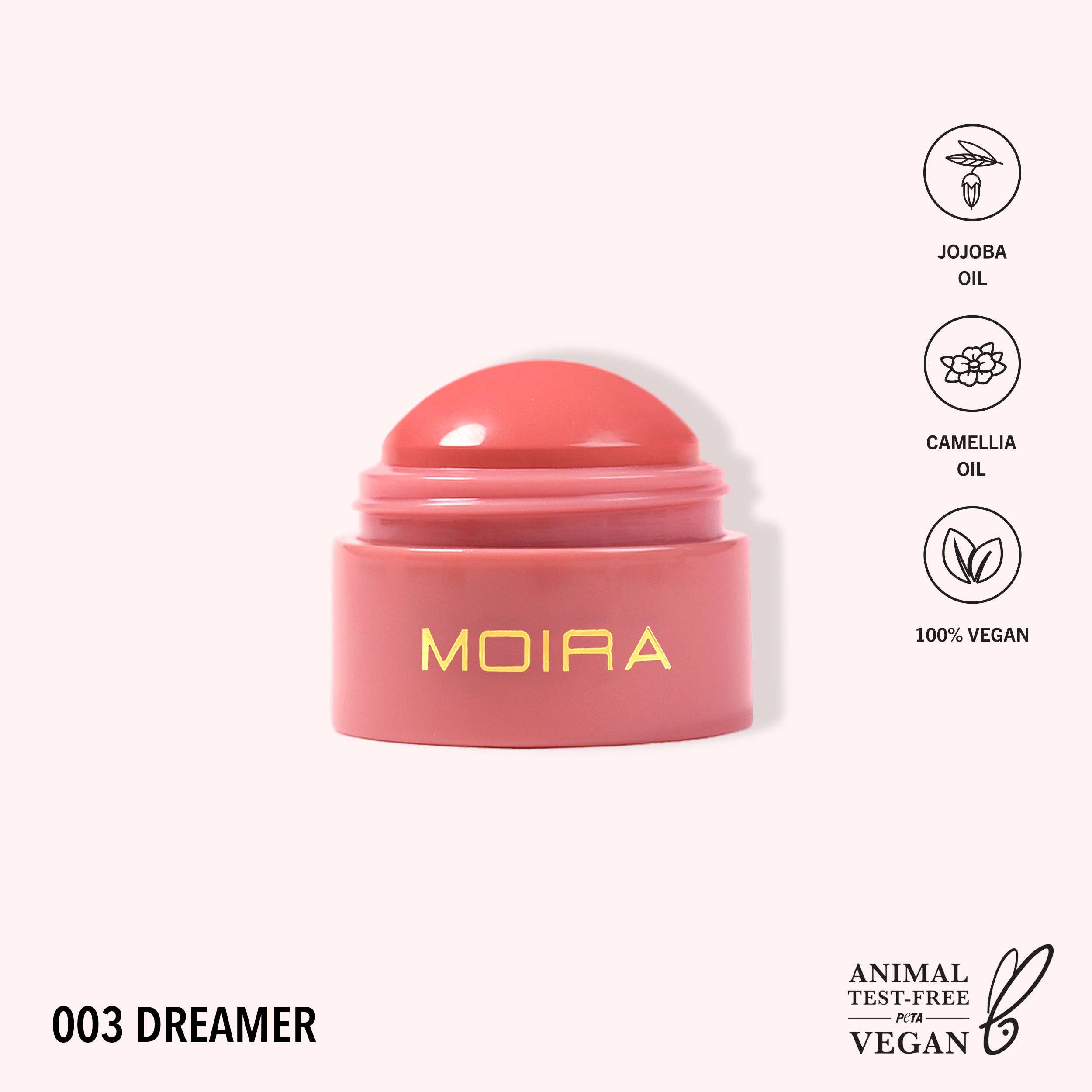 Moira Cosmetics - Wholesale Blush - Soft Blush Balm (003, Dreamer)