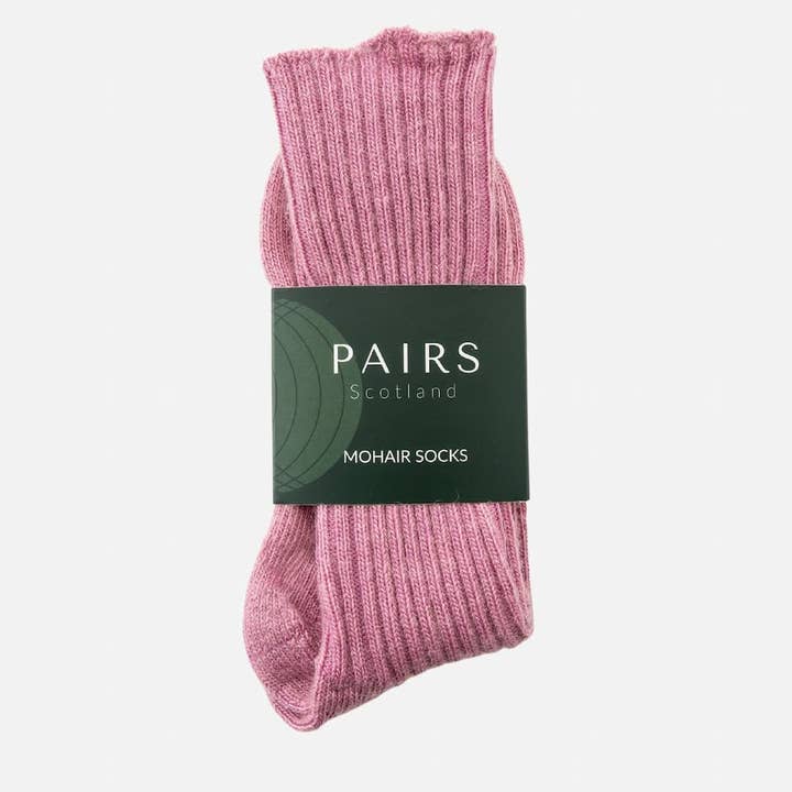 Pairs Scotland – wholesale Socks – Women's – Pink Mohair Socks