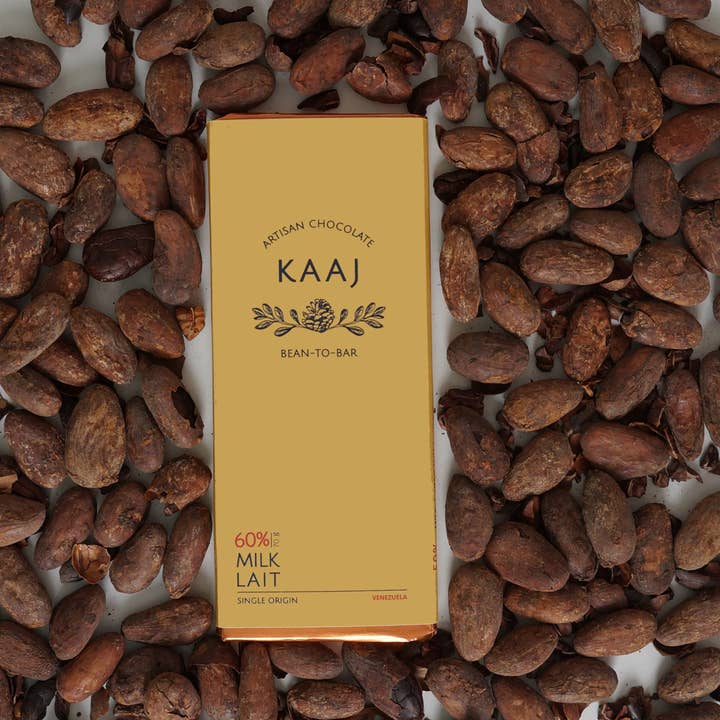 Kaaj Artisan Chocolate - Wholesale Chocolate Bar - Dark Milk 60% Venezuela5