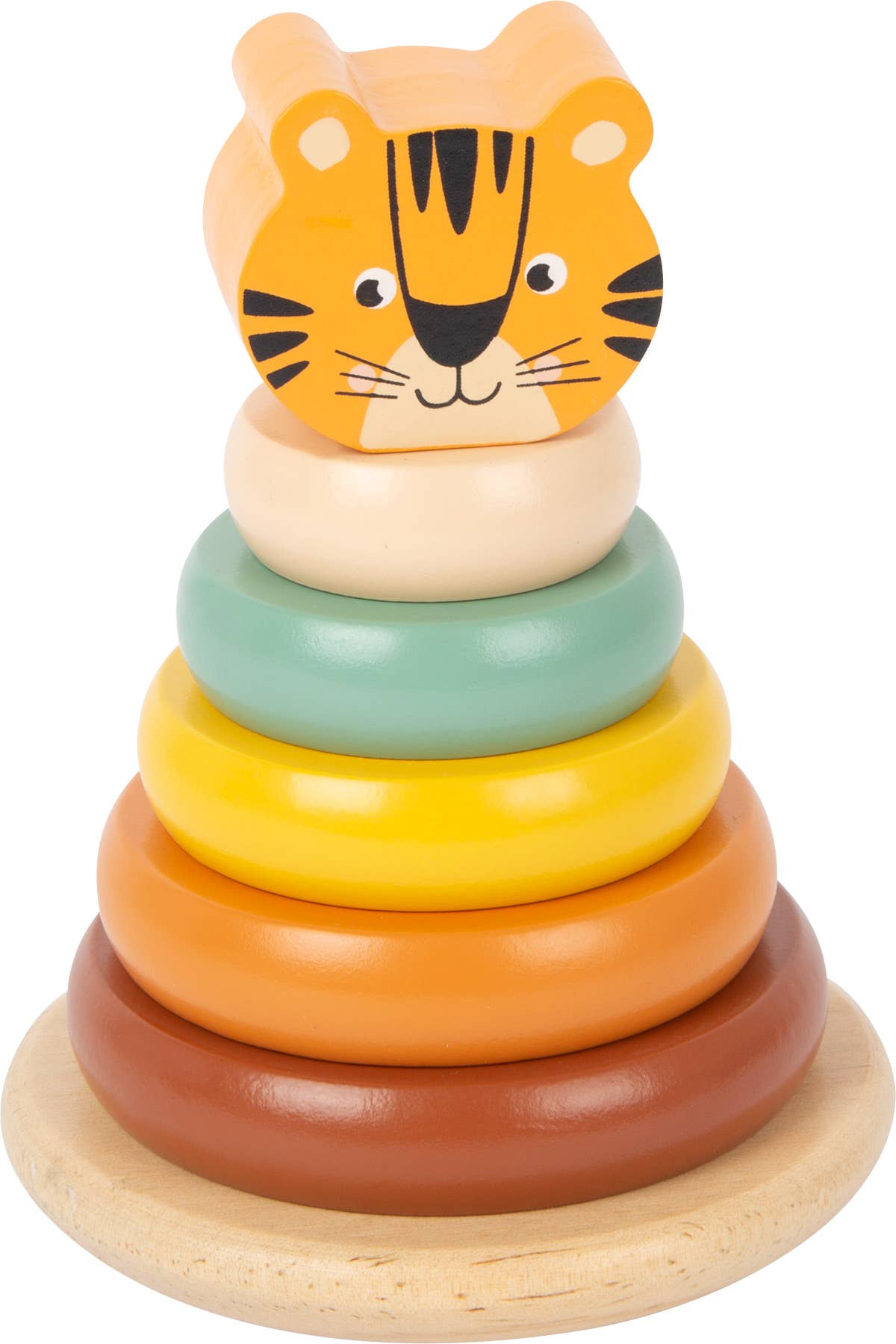 small foot - Wholesale Stacking Rings Game - Baby - Tiger Stacking Tower "Safari"2