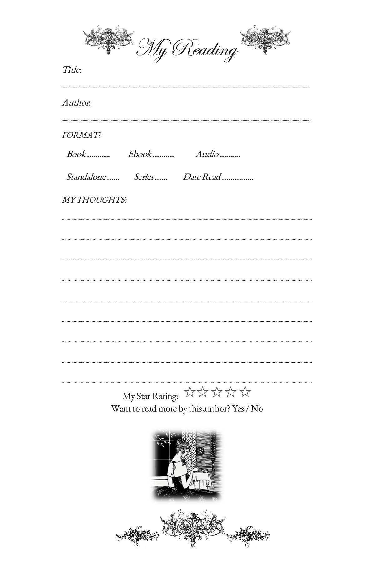 VINTAGE LADIES COLLECTION – wholesale Notebook – Vintage Ladies Collection: BOOKLOVERS LOG DELUXE EDITION6