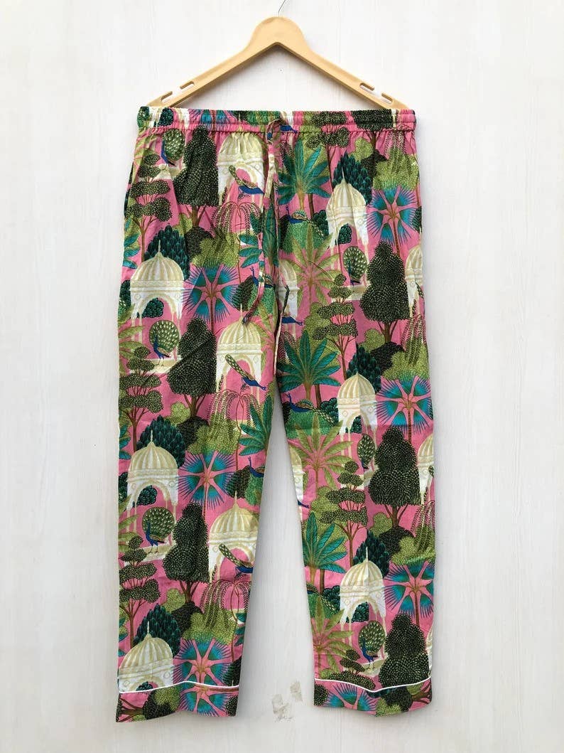 bhavnas boutique - Wholesale Sleepwear Set - Women's - Beautiful Floral Printed Cotton Pajama Set Women Night Dress3