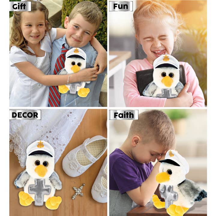 Cota Global - Wholesale Stuffed/Plush Toy - Kids & Baby - Plush Cross - Super Soft Plush - Seagull Sailor3