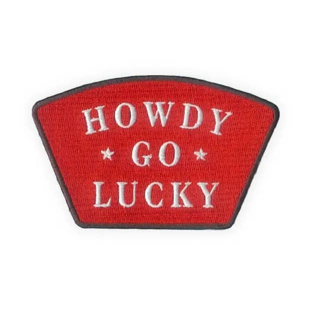 Howdy Go Lucky Broderet Stryge-på Lastbilkasketmærke for engroshandel hos Dozer Custom Trucker Hats