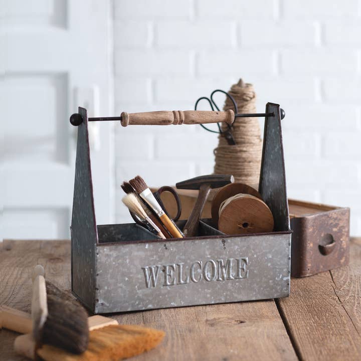CTW Home Collection - Wholesale Utensil Holder - Welcome Multi-Use Caddy