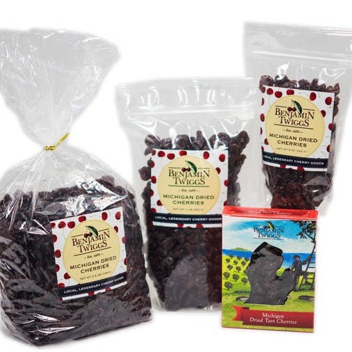 Benjamin Twiggs - Wholesale Dried/Dehydrated Fruit - 2.5oz Dried Tart Cherries - Box