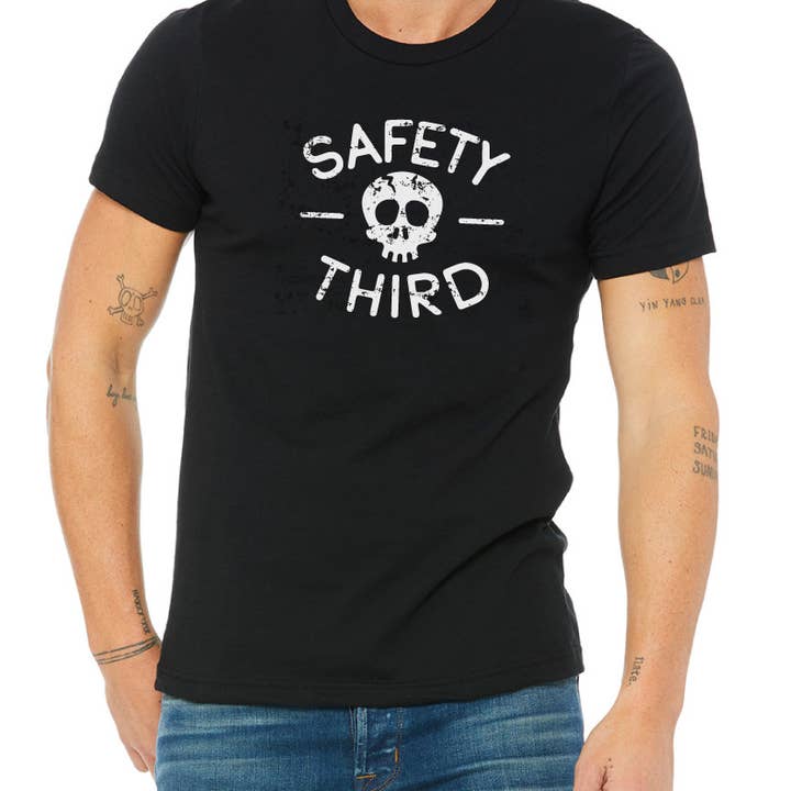 Safety Third Graphic Tee | Short Sleeve T-Shirt 3rd for wholesale by Squatchy