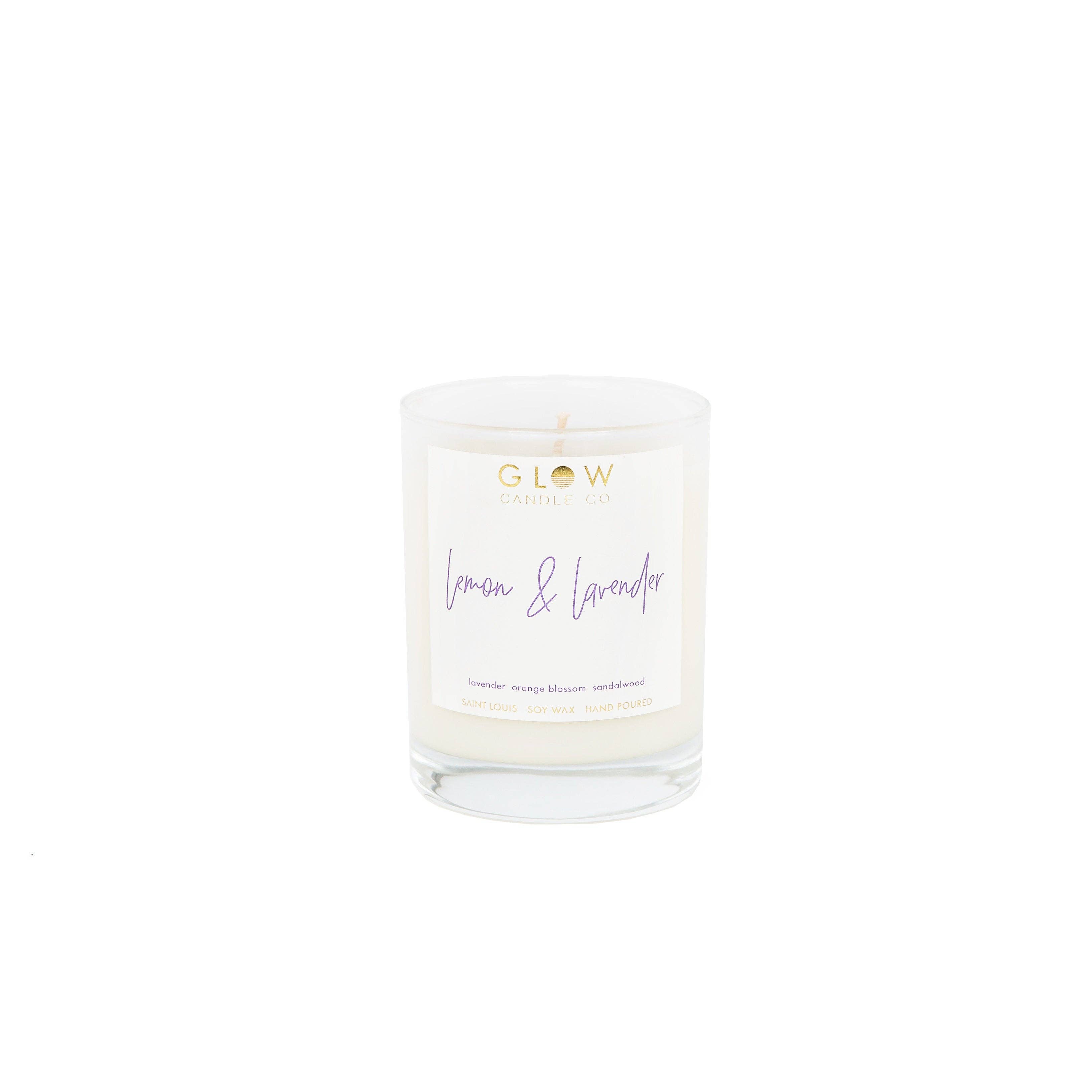 Glow Candle Co. - Wholesale Jar/Filled Candle - Lemon & Lavender2