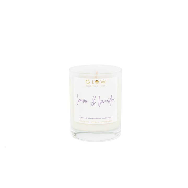 Glow Candle Co. - Wholesale Jar/Filled Candle - Lemon & Lavender2