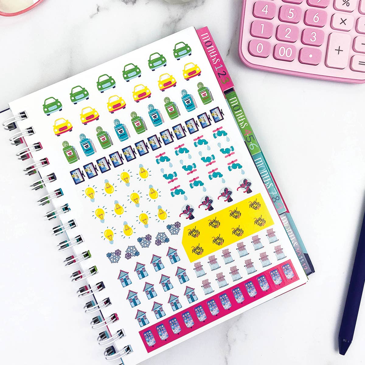 Denise Albright® - Wholesale Planner - Budget Binder™ Bill Tracker Financial Planner | Pack of 69