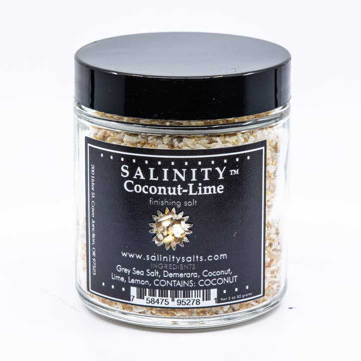 Jar - Coconut Lime Finishing Salt for wholesale by Salinity Finishing Salt
