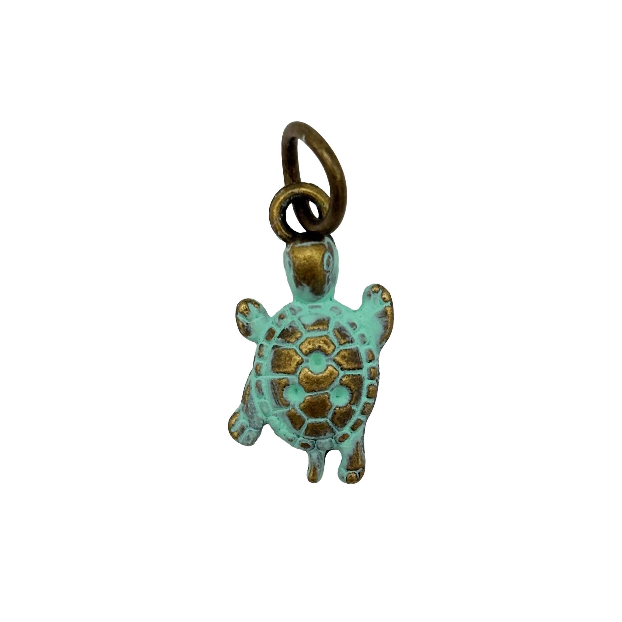 Gleeful Peacock - Wholesale Individual Charm/Pendant - Turtle Charm Bracelet, Necklace, or Charm Only2