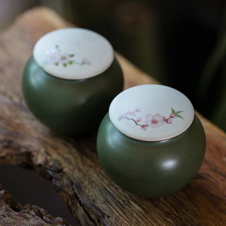 Gohobi handgeschilderde bloementheecontainer voor wholesale door Gohobi (We cover U.S. import duties)