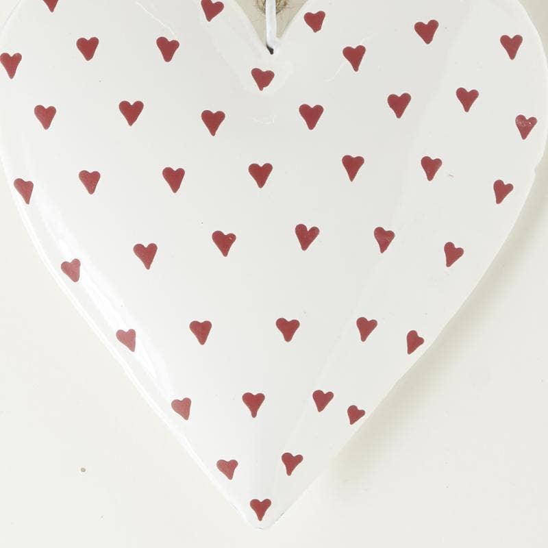 Aubry Gaspard - Wholesale Ornament Set - Set of 2 metal hearts3