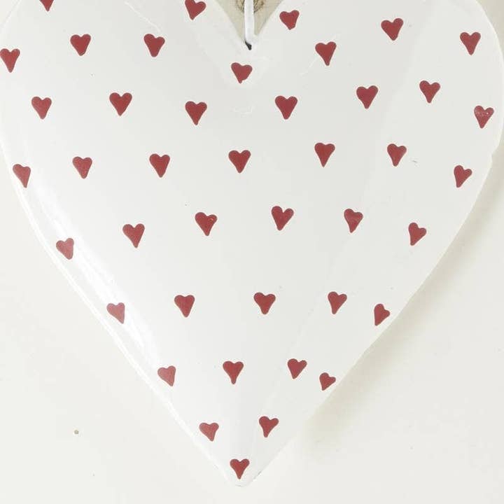 Aubry Gaspard - Wholesale Ornament Set - Set of 2 metal hearts3
