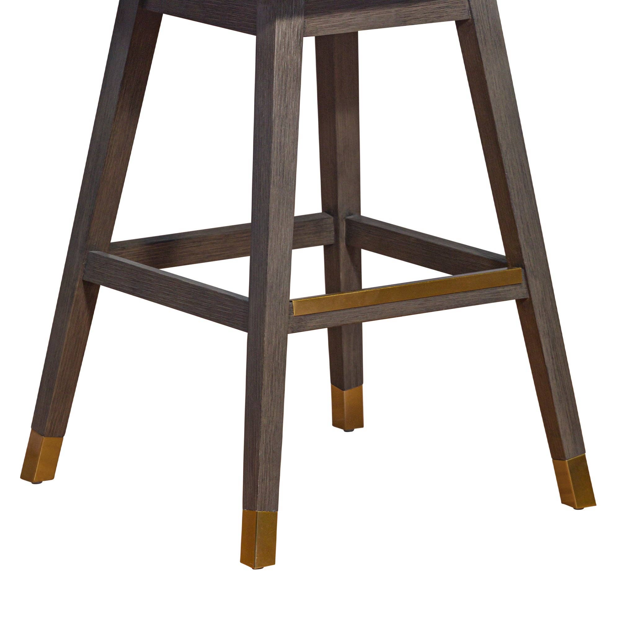 Armen Living - Wholesale Stool - Isabella Modern Upholstered Wood Swivel Barstool57