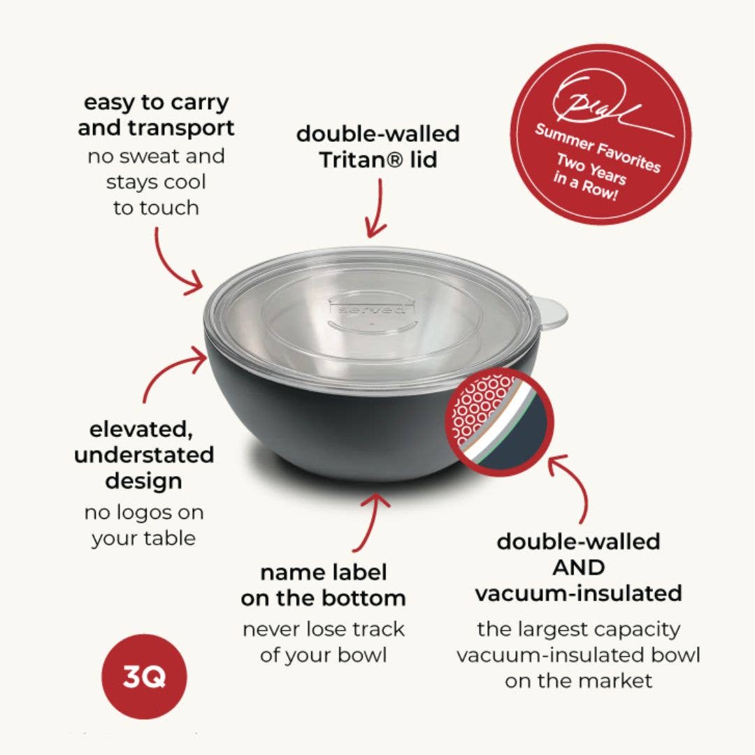 served - Wholesale Serve Bowl - Vacuum-Insulated Pitchers & Serving Bowls Starter Set6