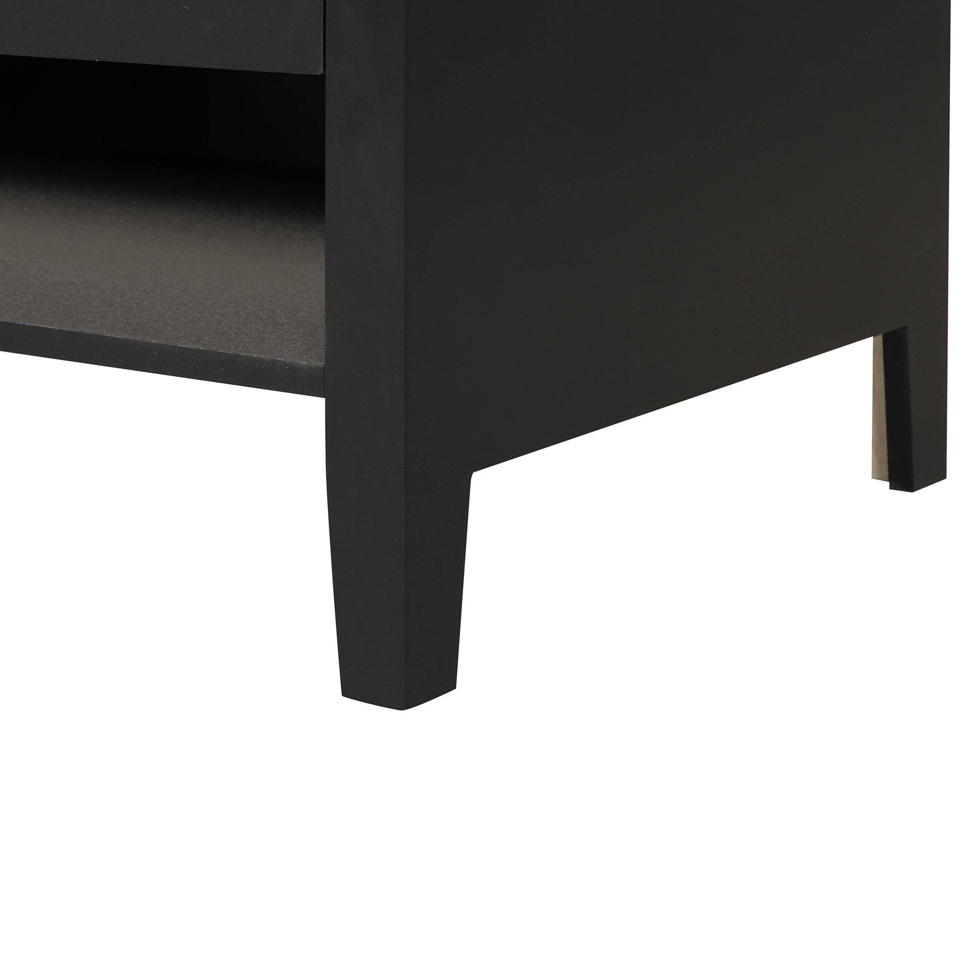 Orange County Decor - Wholesale Cabinet - 36" Bathroom Vanity With Sink, Multi Functional Bathroom Cabinet With Doors And Drawers, Mdf Frame And Mdf Board, Black Black Solid Wood Mdf6