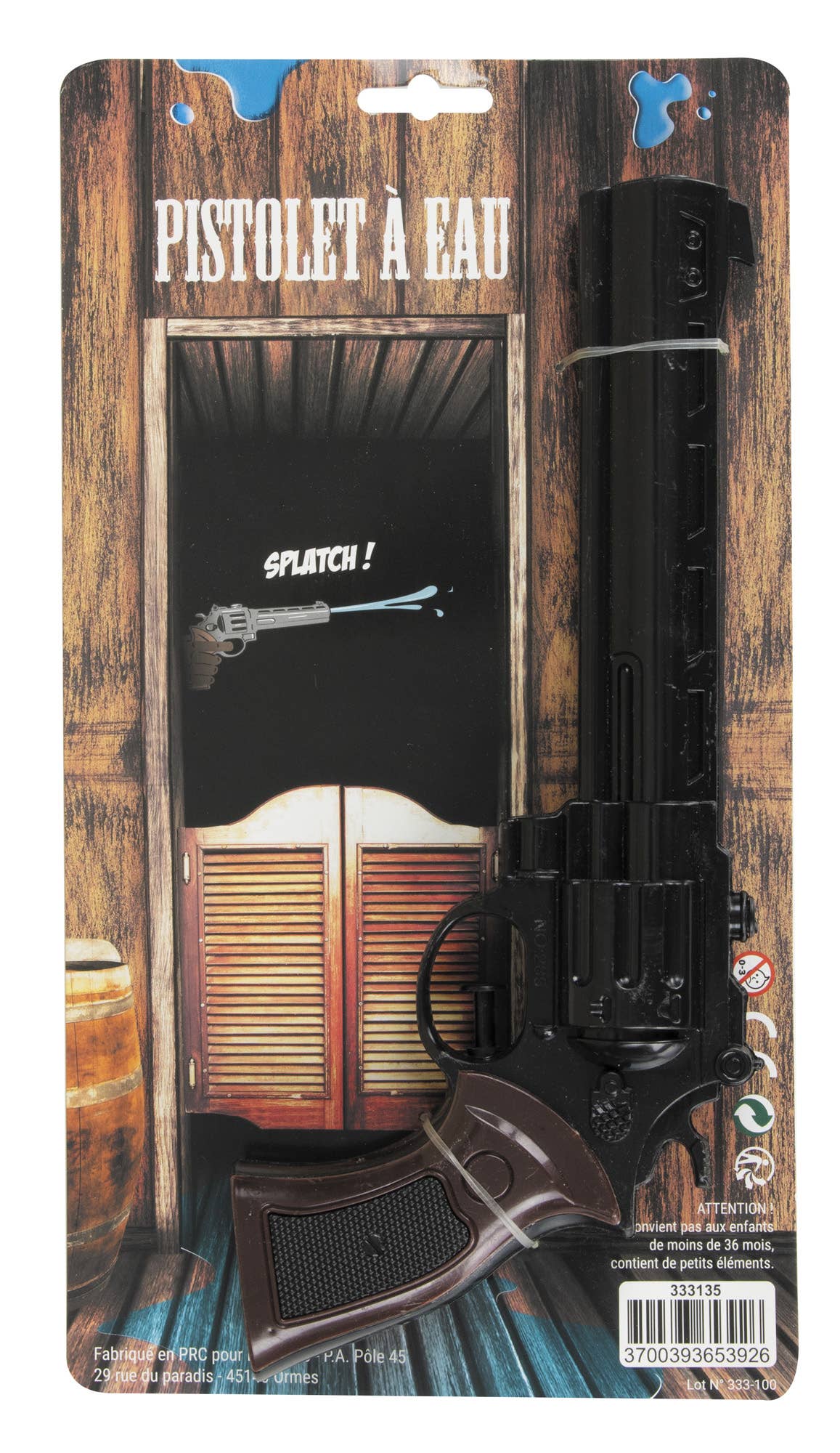 Party Pro - Wholesale Costume - Unisex - COWBOY 28cm WATER GUN1