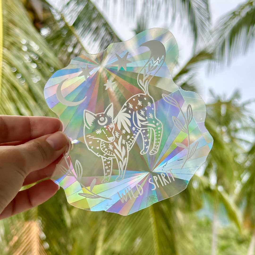 LilAryenne | Jewelry & Suncatchers - Wholesale Sticker - Wild Spirit Suncatcher Window Sticker3