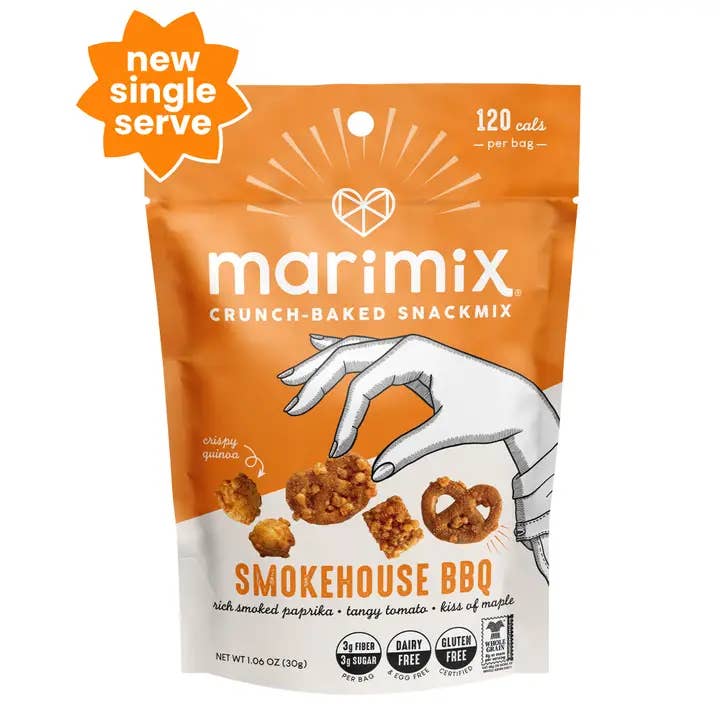 Smokehouse BBQ - Single Serve  for wholesale by MARIMIX Crunch-Baked Snackmix