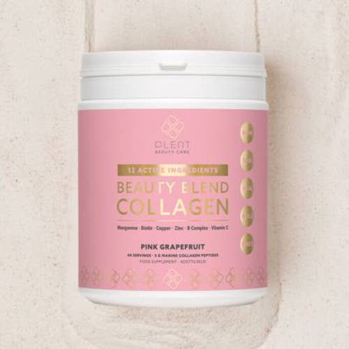 Plent Beauty Care - Wholesale Oral Supplement/Vitamin - BEAUTY BLEND COLLAGEN - Pink Grapefruit - 40 day supply jar