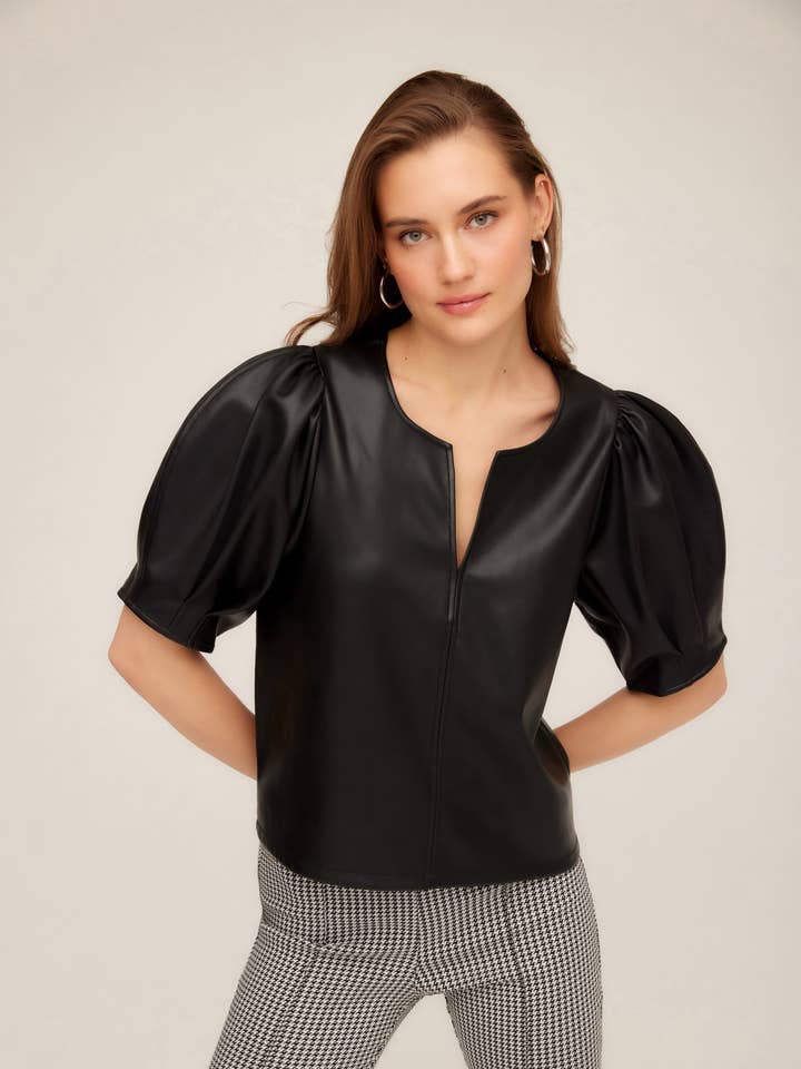 Poof Blouse for wholesale by Fifteen Twenty