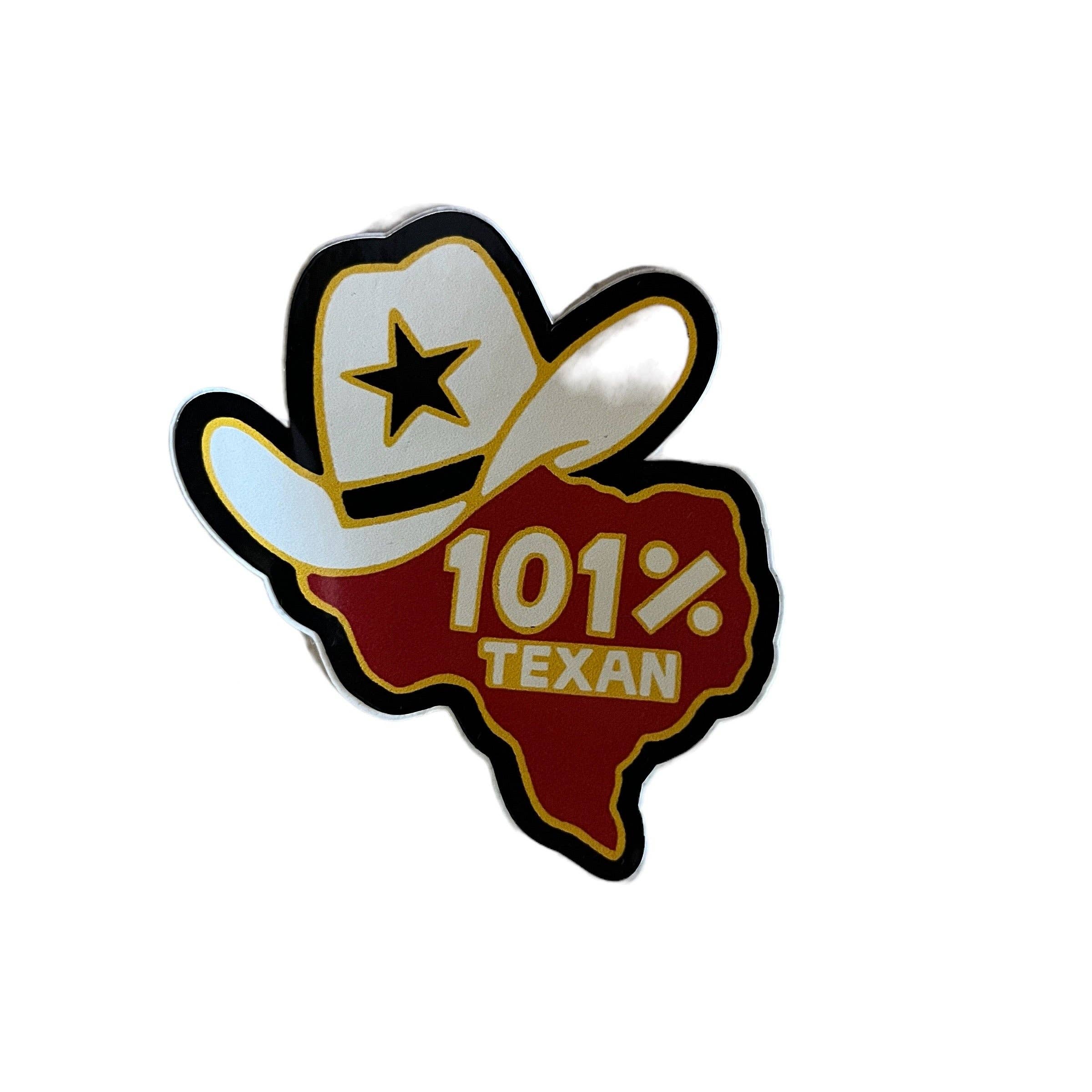 NORMAN ROSCOE - Wholesale Sticker - 101% Texan Sticker0