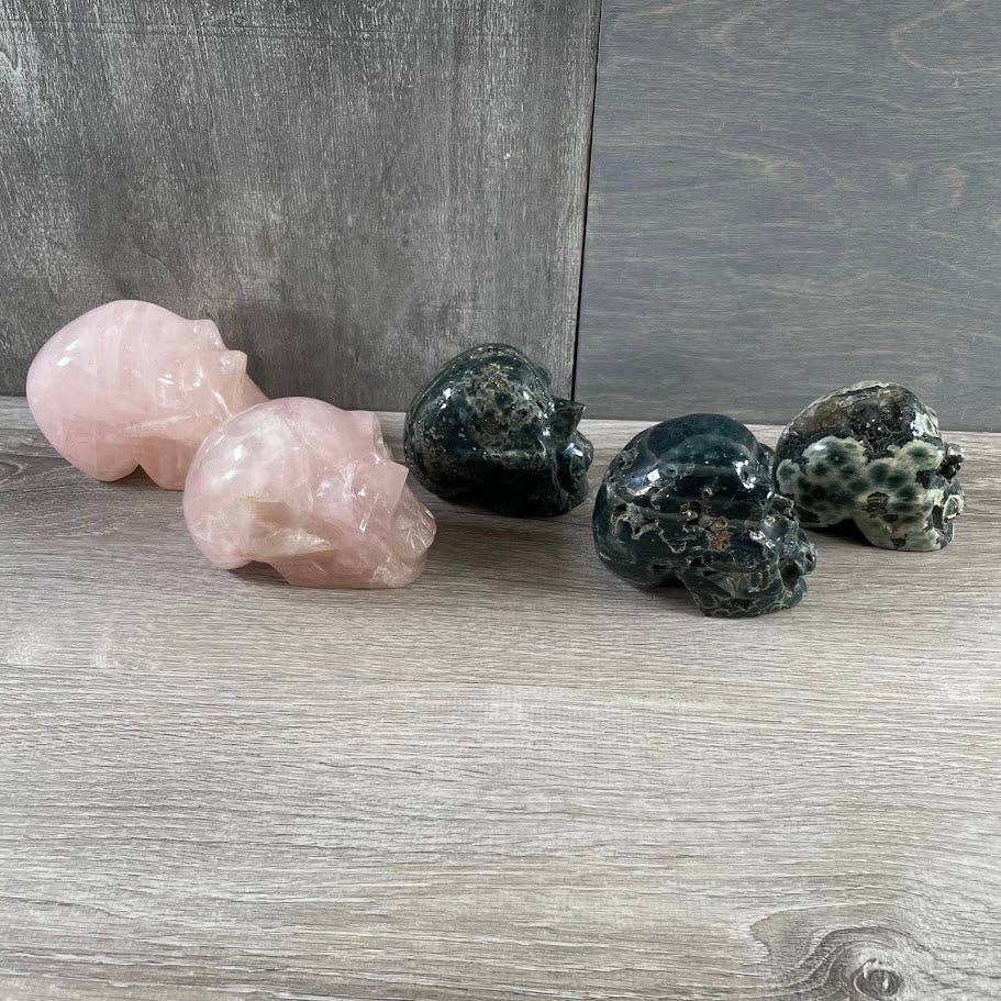 Keystone Crystals - Wholesale Spiritual Stone/Crystal - Assorted Crystal Skulls – Bulk Lot for Gift Shops118