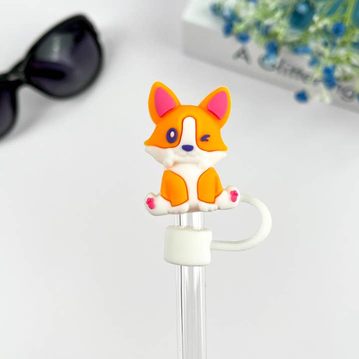 Fox Straw Toppers,Stanley Cup Accessories Straw Cover for wholesale by SoapElenGlen