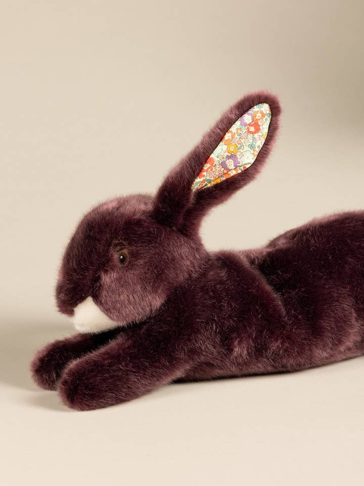 Martin le Lapin | Prune | Liberty Print Orange pour la vente par pamplemousse peluches