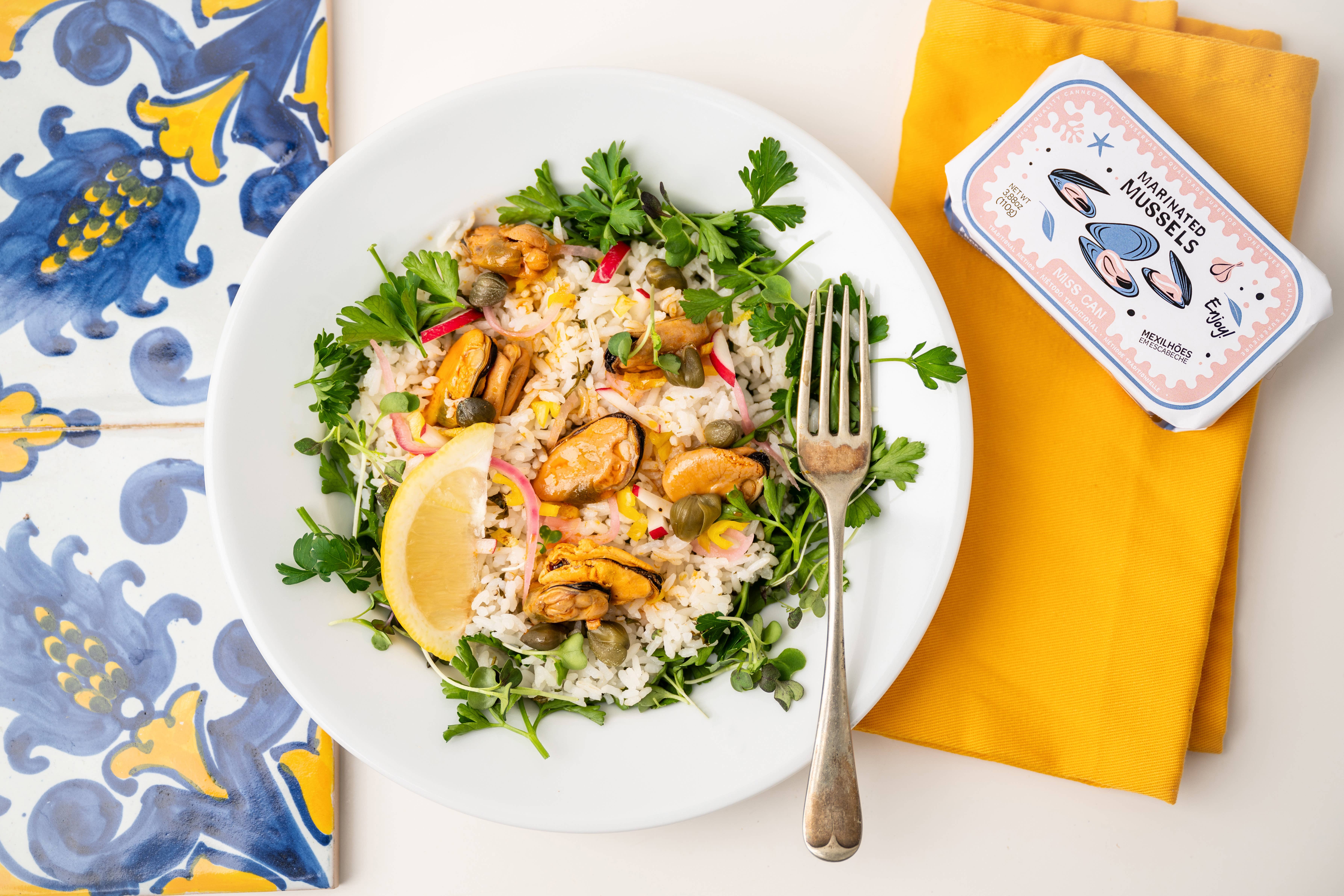 Miss Can by Tin2Table - Wholesale Tinned Fish - MARINATED MUSSELS IN ESCABECHE SAUCE1