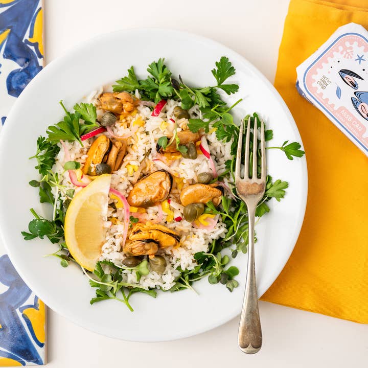 Miss Can by Tin2Table - Wholesale Tinned Fish - MARINATED MUSSELS IN ESCABECHE SAUCE1