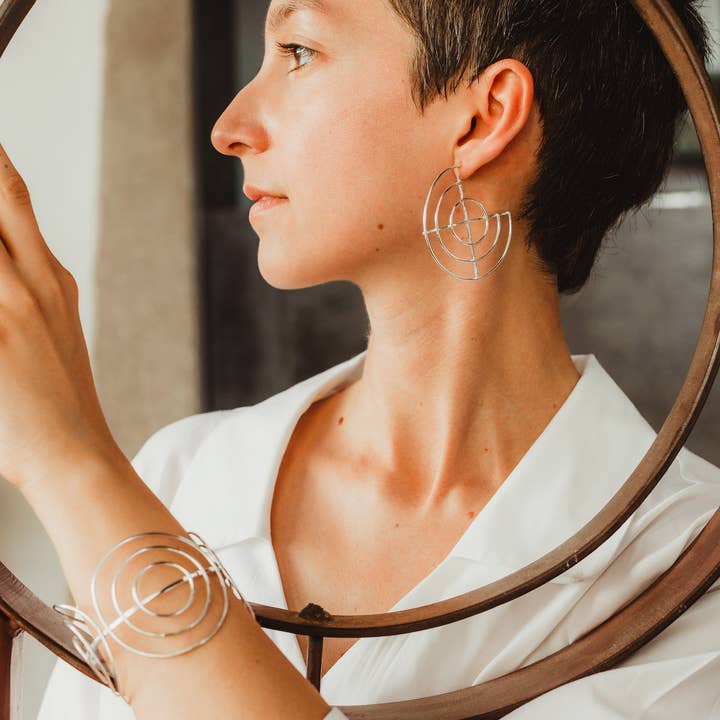 Hamaila - Wholesale Hoop Earrings - Makli Hoop Earrings1