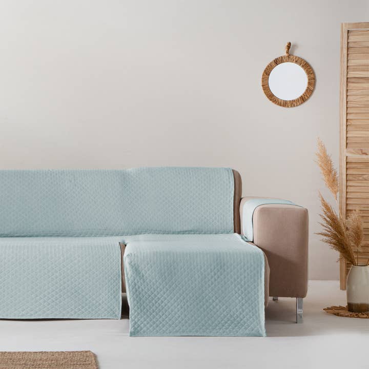 GAMUSI – wholesale Chair/sofa slipcover – Plain quilted cotton sofa cover TRIVIAL54