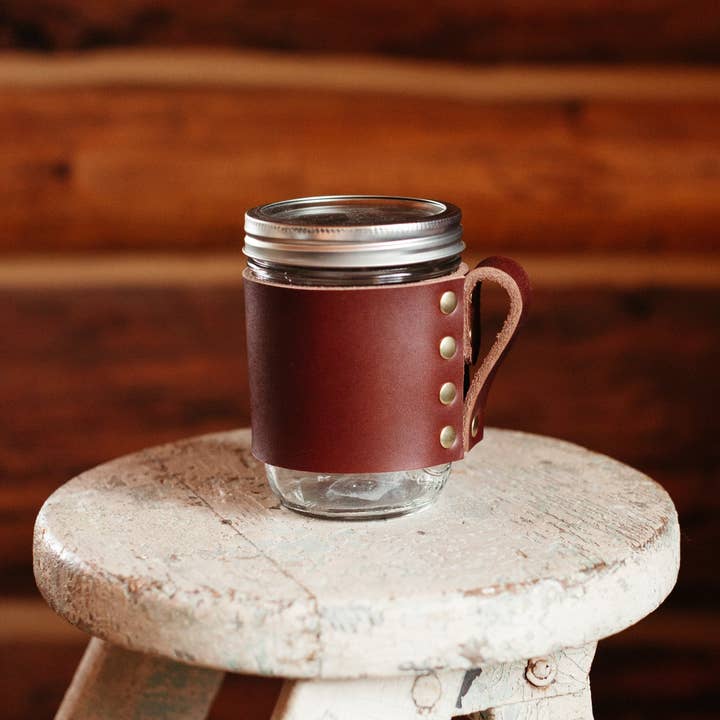 Crossbow Leather - Wholesale Coffee mug - WHOLESALE MASON JAR MUG8
