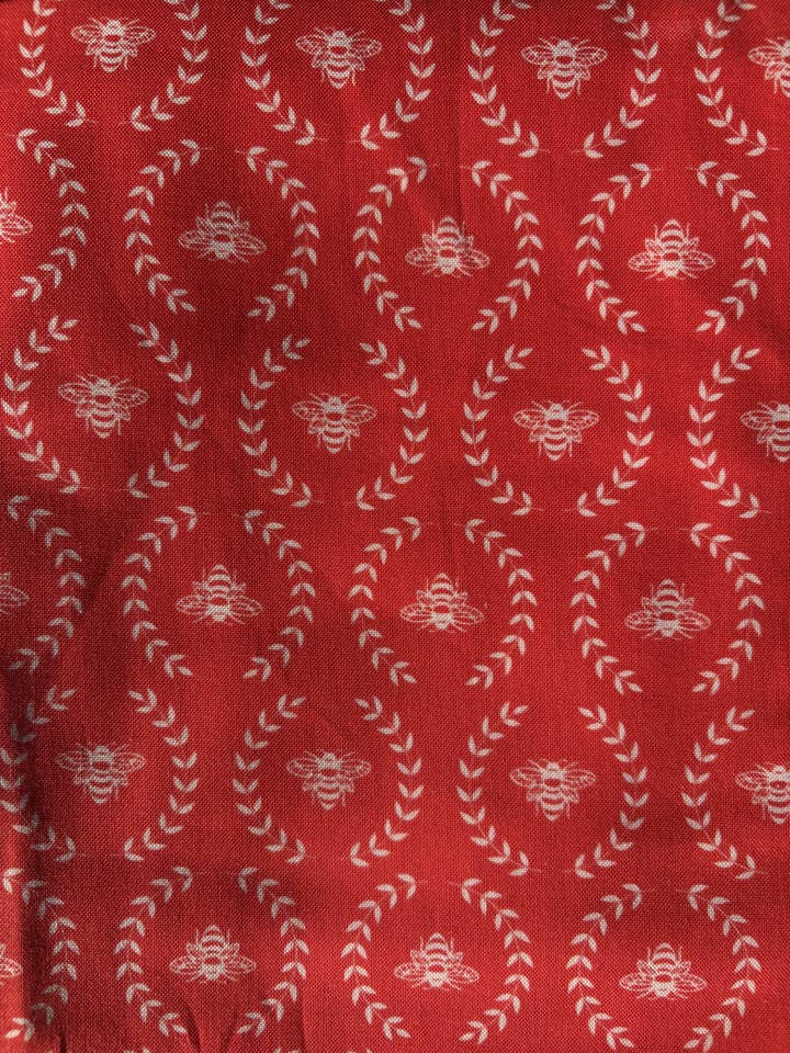 Laurel & Bees, Kersenrode Stof *uitverkoop voor wholesale door Heart of Haute