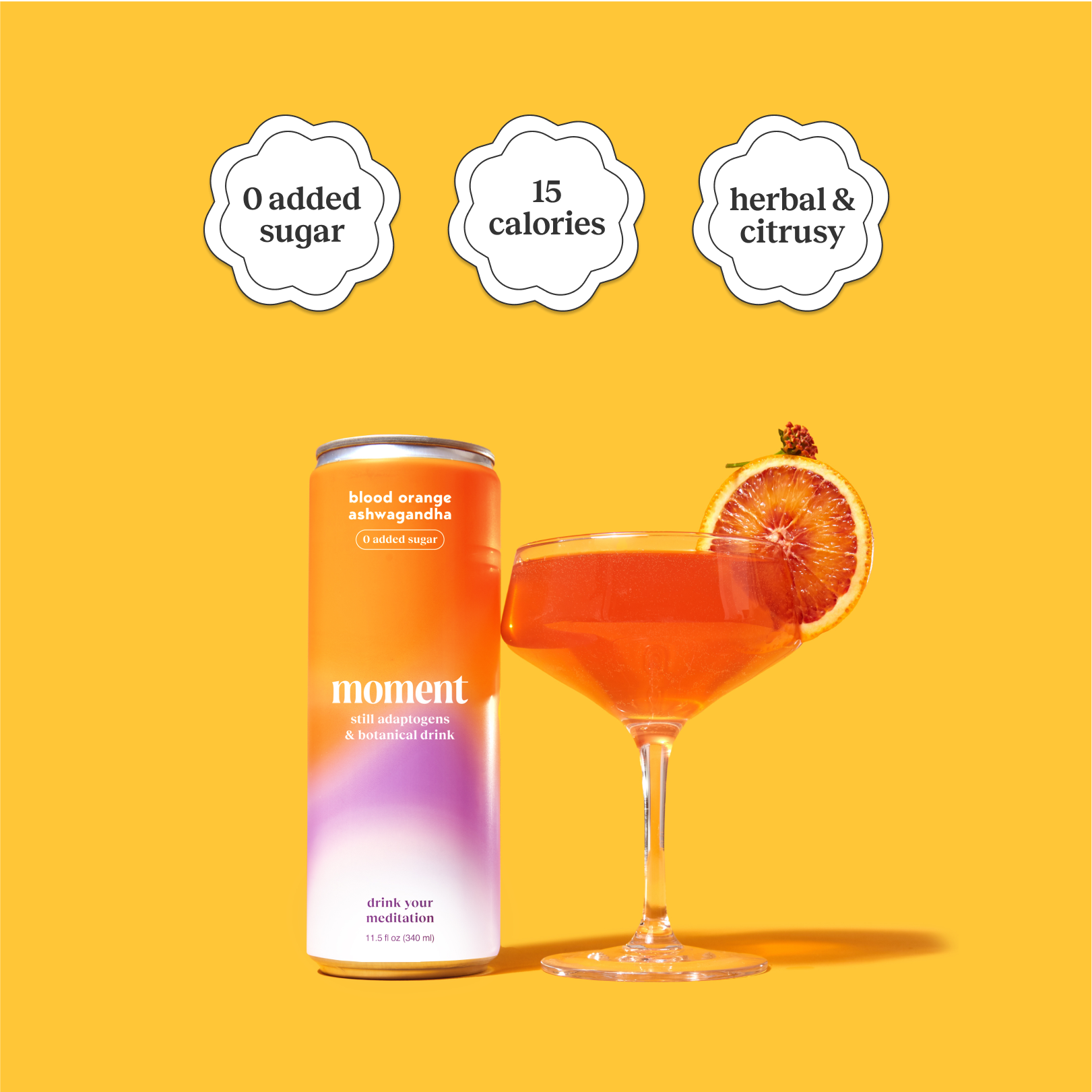 Moment - Wholesale Iced Tea - blood orange ashwagandha (botanical tea | 24 pack)1