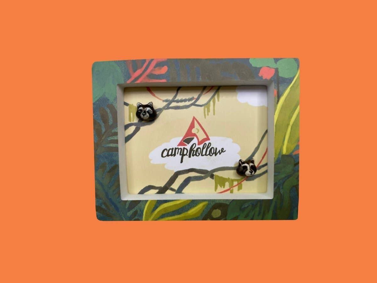 Camp Hollow Porcelain Animal Treasures - Wholesale Knopjes/oorstekers - Oorringen van wasbeer3