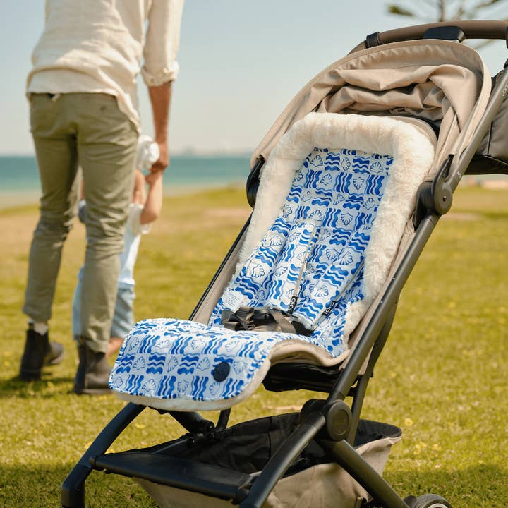 OiOi – wholesale Pram cover/accessory – Cozy Fleece Pram Liner - Coastline2