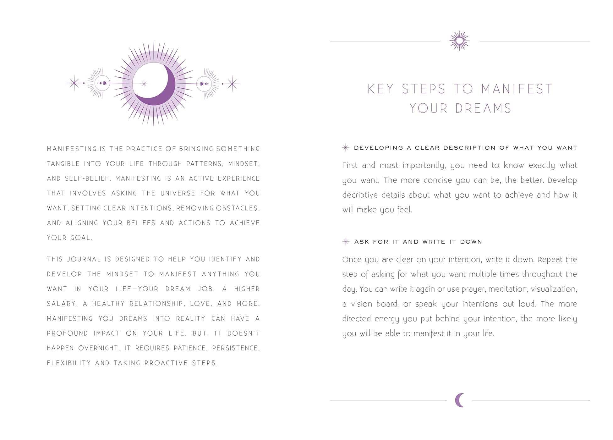 Microcosm Publishing & Distribution - Wholesale Journal/Diary - Manifesting: A Day and Night Reflection Journal6