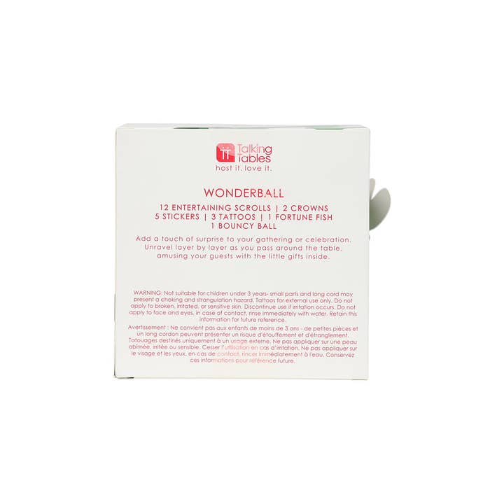 Talking Tables UK - Wholesale Party gift - Sprout Wonderball - Festive Pass The Parcel Game3