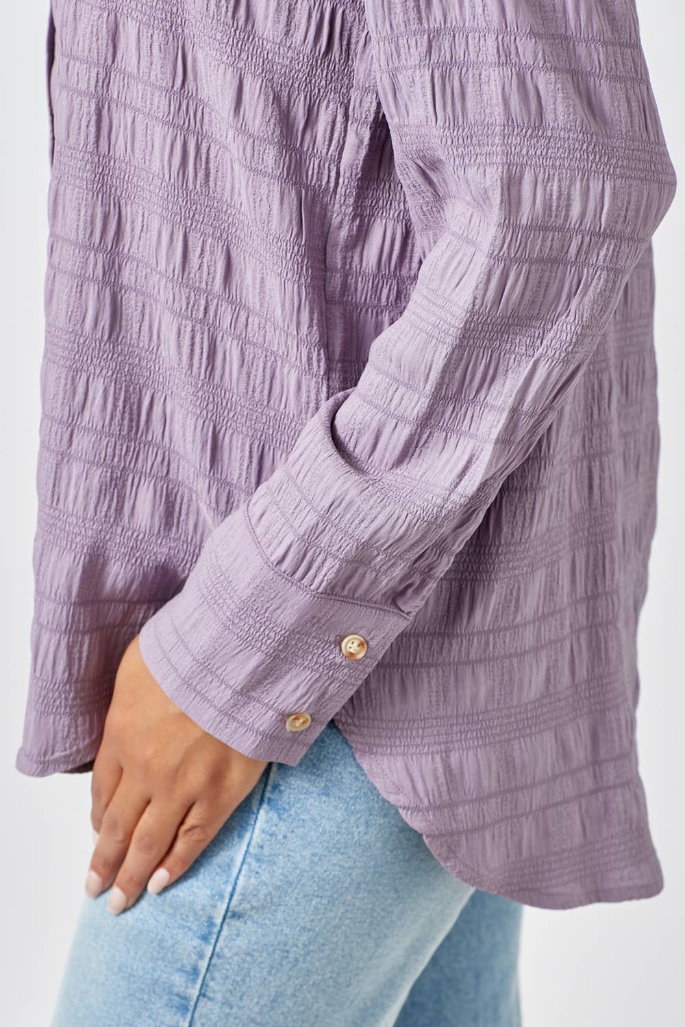 Mystree - Wholesale Button Down Shirt - Women's - 60209 Textured Button Down Shirt11