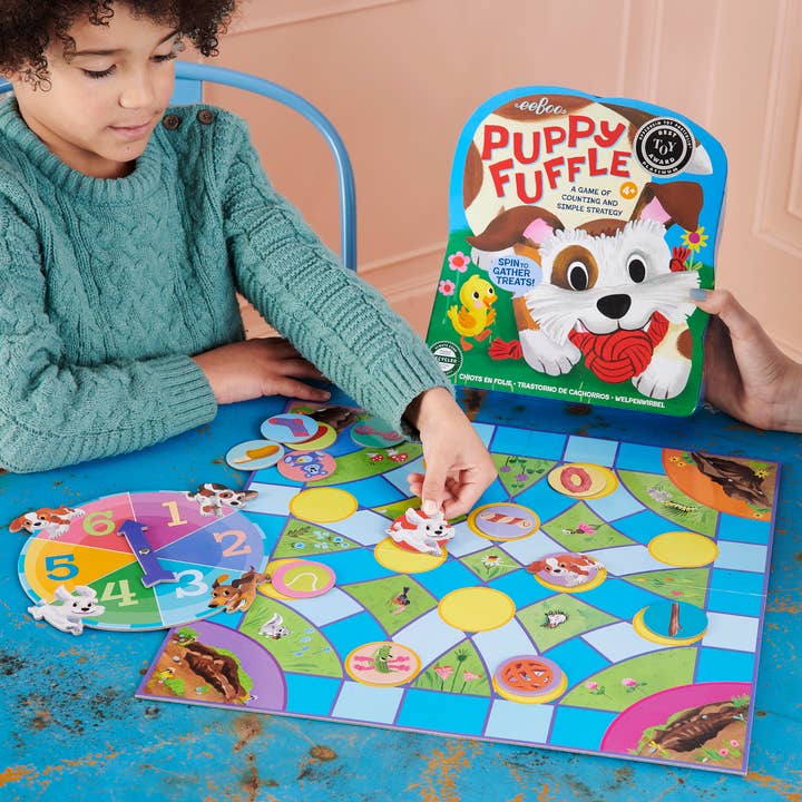 eeBoo - Wholesale Board Game - Puppy Fuffle Shaped Board Game3
