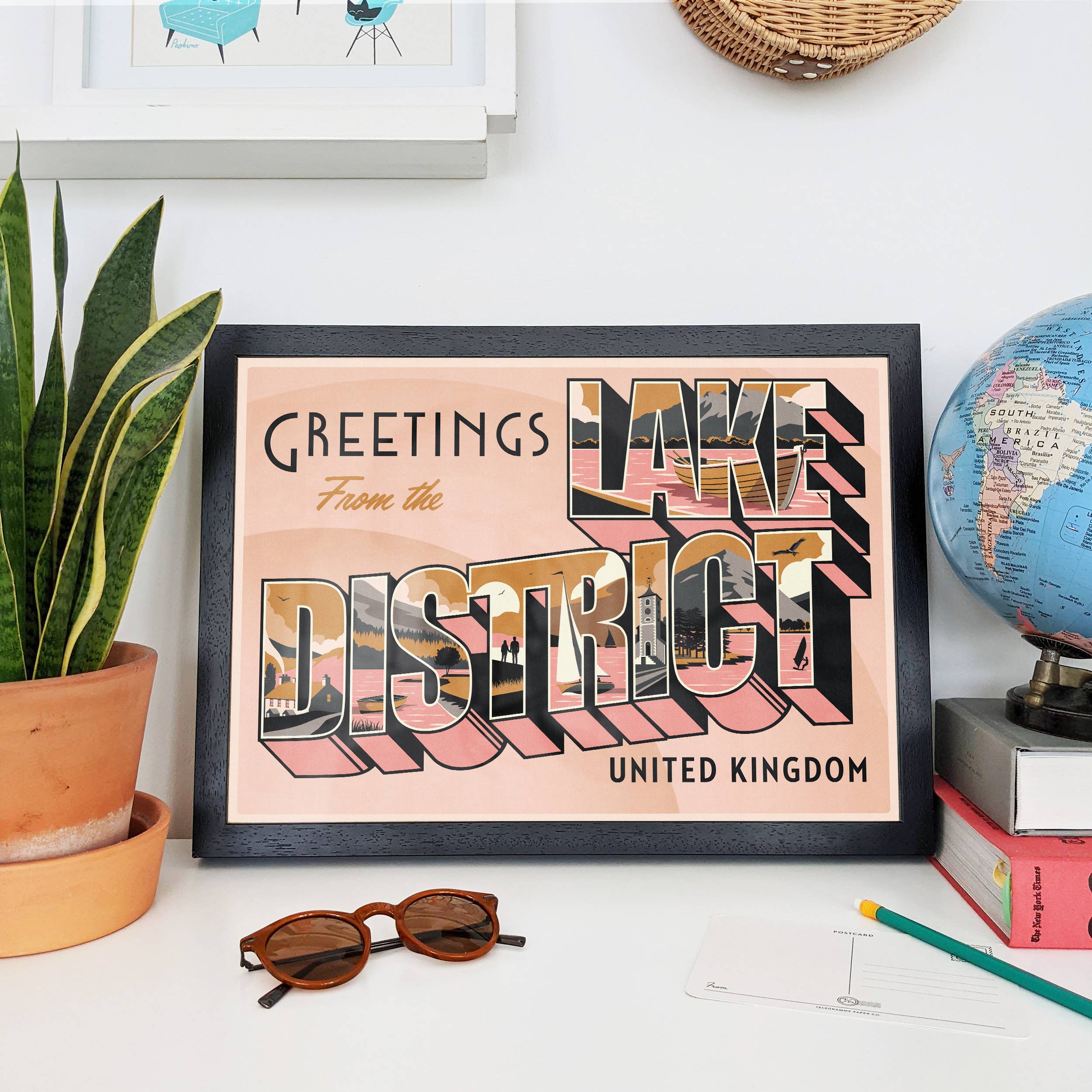 Telegramme Paper Co. - Wholesale Art Print - Greetings from The Lake District Giclée Art print4