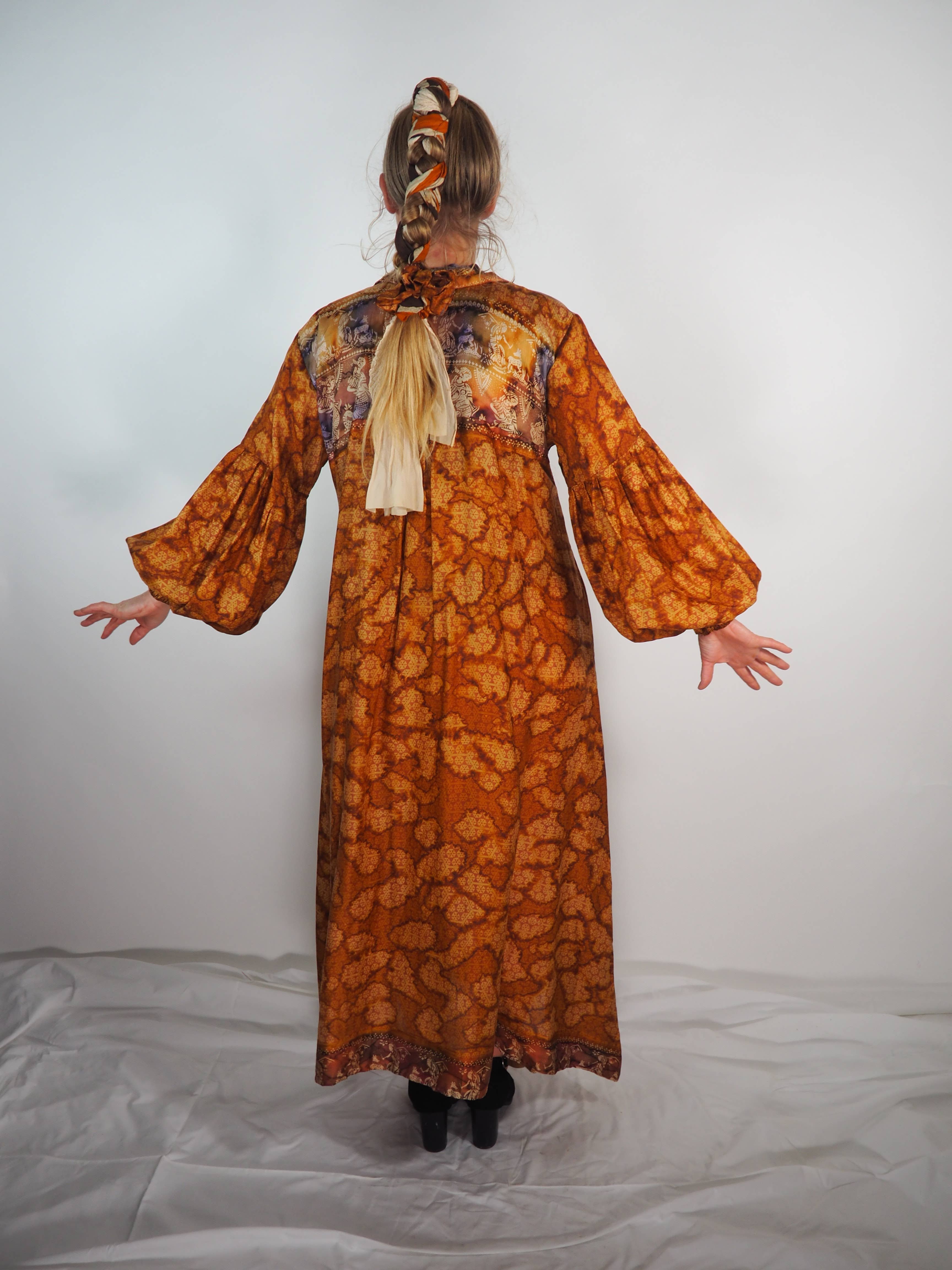 Vagabond Ibiza - Wholesale Dress - Women's - The Lenya Dress– Up-cycled Vintage Sari Dress 45